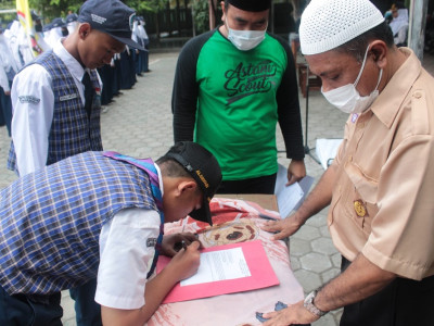Pelantikan OSIS SMP PGRI Astra Insani Tahun 2022