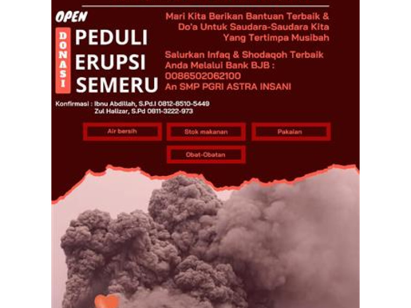 Astani Peduli SEMERU