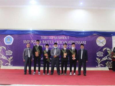 Temu Lepas Siswa/i SMP PGRI ASTRA INSANI DAN BAITUL QURAN ASTRA INSANI 2020-2021