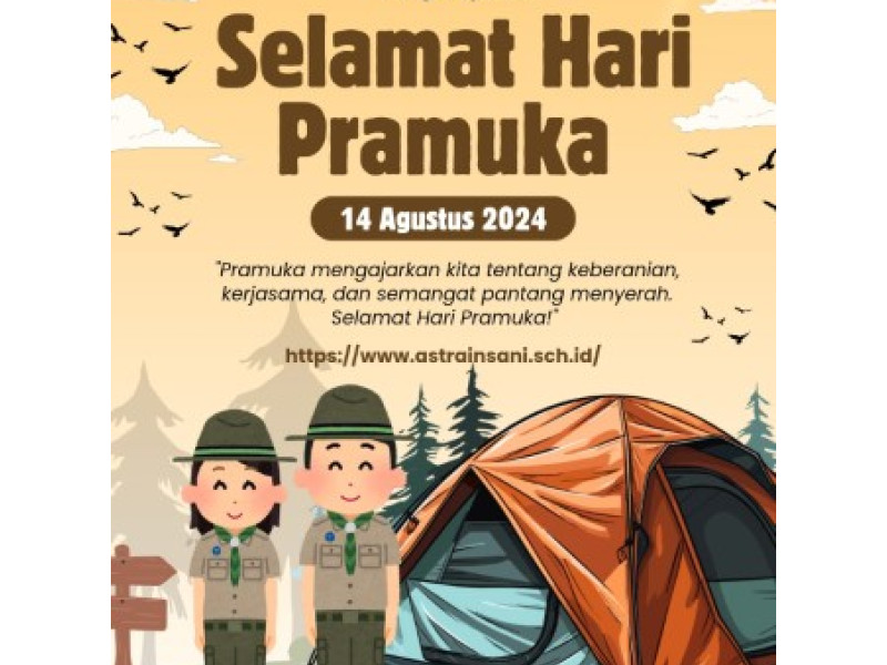 Selamat Hari Pramuka 14 Agustus 2024